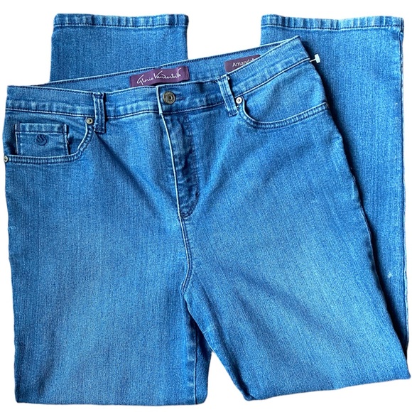 Gloria Vanderbilt Amanda Denim Jeans , Classic Blue Jeans , Women Denim Jeans - Picture 6 of 10